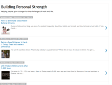 Tablet Screenshot of buildingpersonalstrength.com